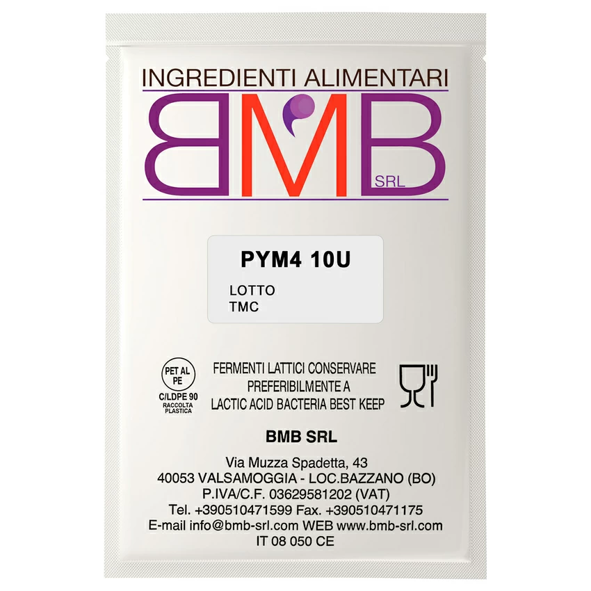 Мезо-термофильная закваска BMB PYM4 10U (на 1000-2000 литров молока) Мезо-термофильная закваска BMB PYM4 10U (на 1000-2000 литров молока)
